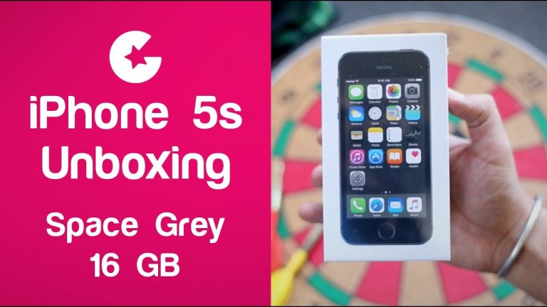 Apple iPhone 5s Unboxing 2016 - 2017 ( Space Grey - 16GB )