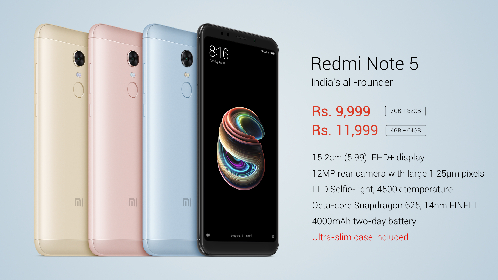 redmi note 5 pro price gold rose